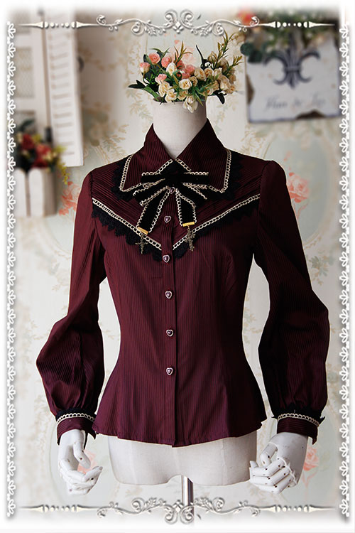 Sweet Cotten Long Sleeves Infanta Lolita Brolita Blouse