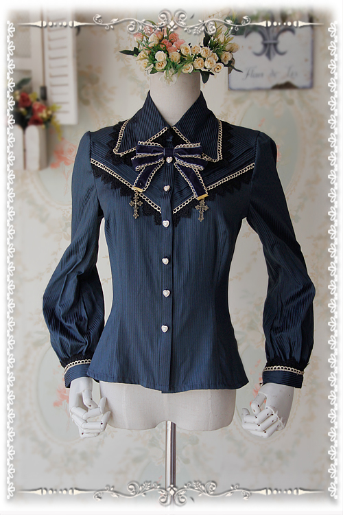 Sweet Cotten Long Sleeves Infanta Lolita Brolita Blouse