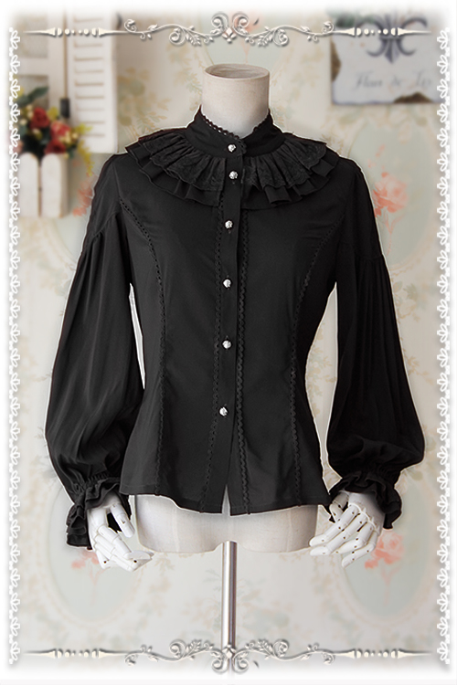 Sweet Chiffon Swan Lake Of Love Infanta Lolita Blouse