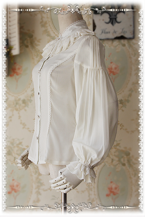 Sweet Chiffon Swan Lake Of Love Infanta Lolita Blouse