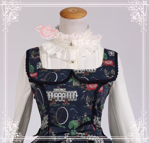 Sweet Cotten London Elements Magic Tea Party Lolita Jumper Dress