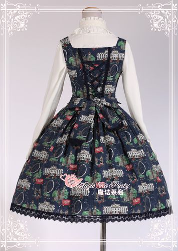 Sweet Cotten London Elements Magic Tea Party Lolita Jumper Dress