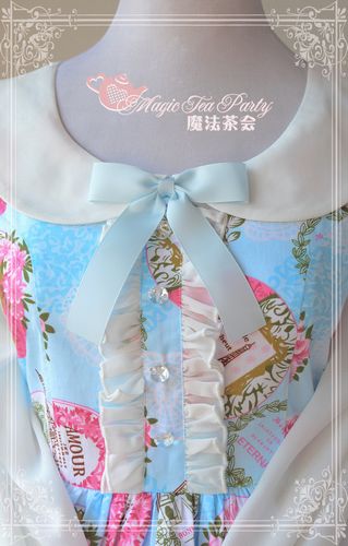 Sweet Cotten Paris Garden Magic Tea Party Lolita OP Dress