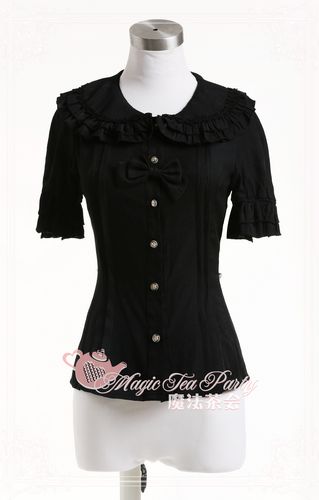 Reyna Short Sleeved Magic Tea Party Lolita Shirt