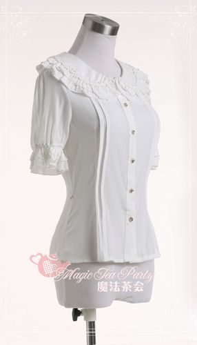 Reyna Short Sleeved Magic Tea Party Lolita Shirt