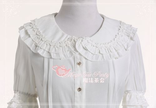 Reyna Short Sleeved Magic Tea Party Lolita Shirt