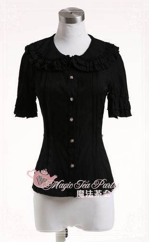 Reyna Short Sleeved Magic Tea Party Lolita Shirt