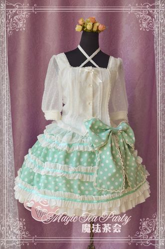 Chiffon Magic Tea Party Half Sleeve Lolita Shirt