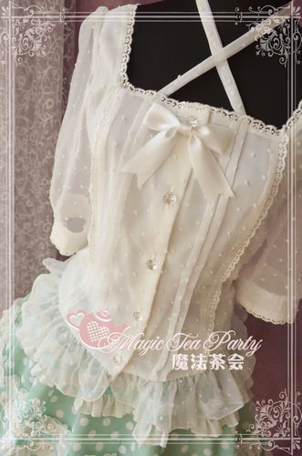 Chiffon Magic Tea Party Half Sleeve Lolita Shirt