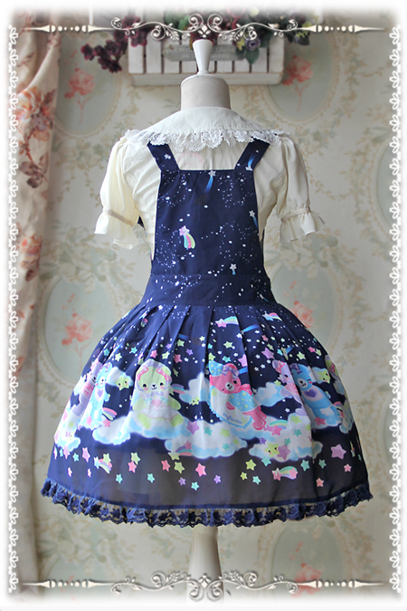 Sleeping Bear Infanta Chiffon Lolita Salopette