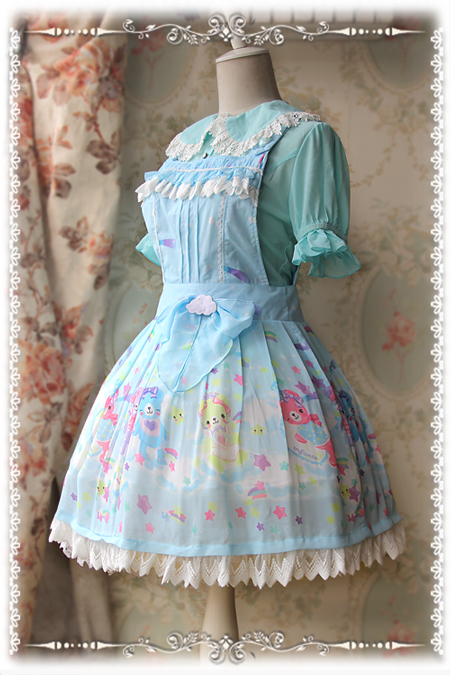 Sleeping Bear Infanta Chiffon Lolita Salopette