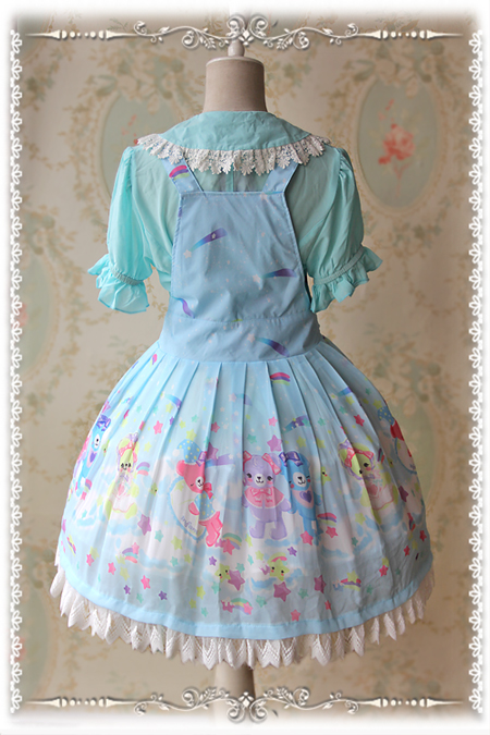 Sleeping Bear Infanta Chiffon Lolita Salopette