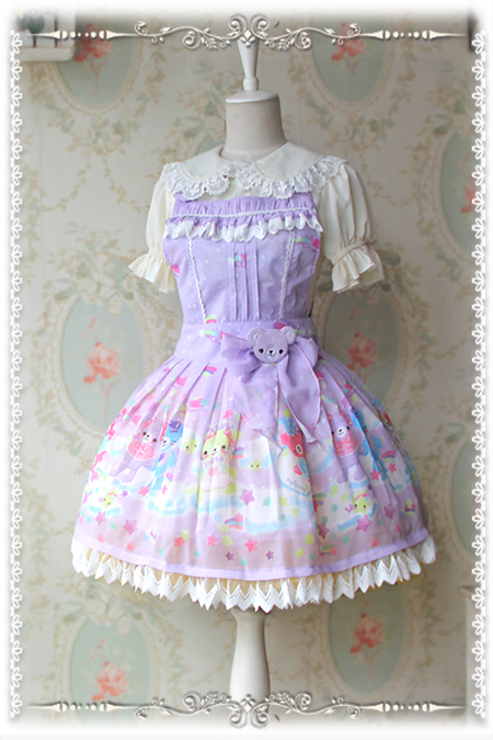 Sleeping Bear Infanta Chiffon Lolita Salopette