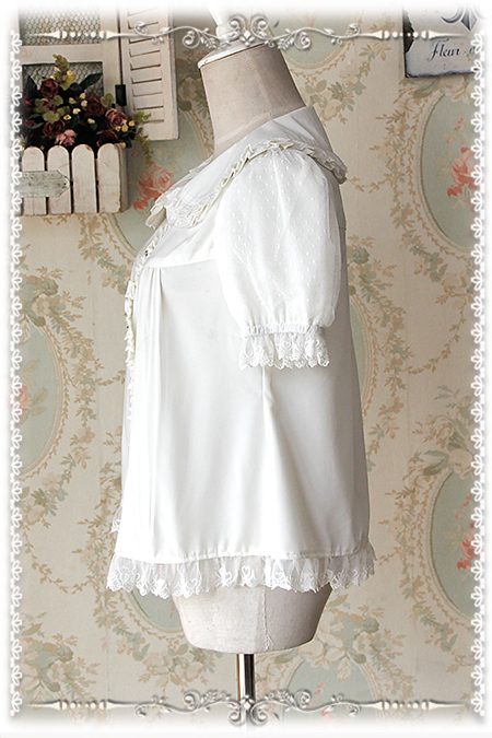 Short Sleeve Chiffon Infanta Lolita Blouse