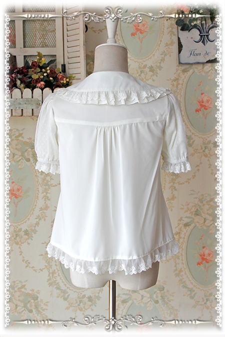 Short Sleeve Chiffon Infanta Lolita Blouse