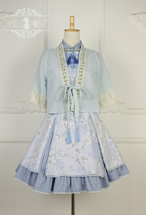 Sakura Poem Qi Miss Point Lolita Jumper Dress