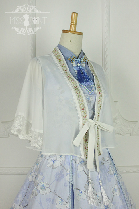 Sakura Poem Qi Miss Point Lolita Jumper Dress