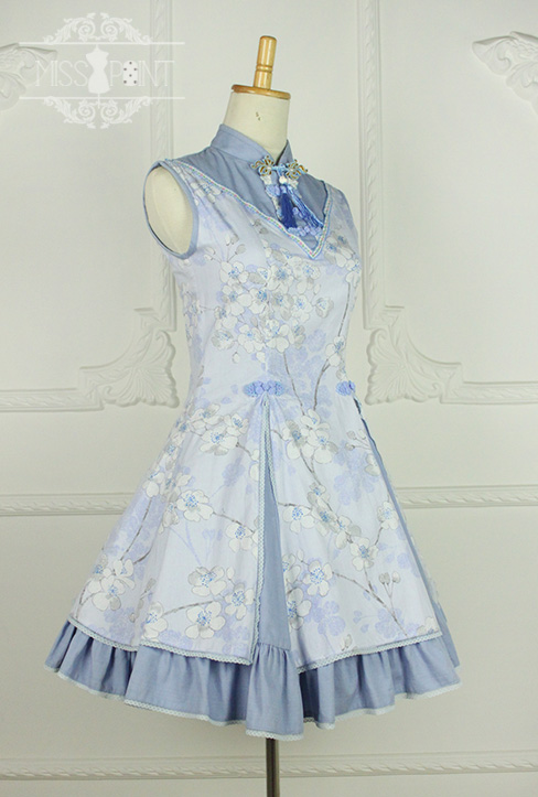 Sakura Poem Qi Miss Point Lolita Jumper Dress