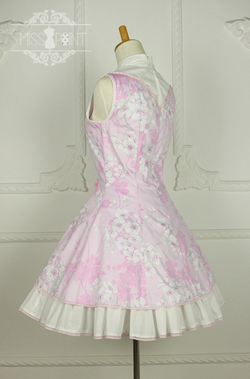 Sakura Poem Qi Miss Point Lolita Jumper Dress