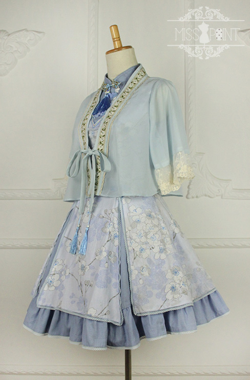 Sakura Poem Qi Miss Point Lolita Jumper Dress