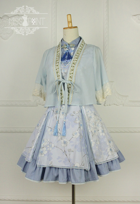 Sakura Poem Qi Miss Point Lolita Jumper Dress