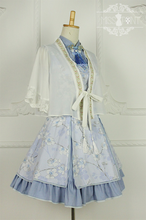 Sakura Poem Qi Miss Point Lolita Jumper Dress