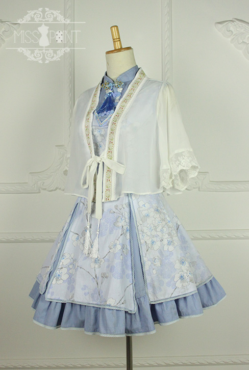 Sakura Poem Qi Miss Point Lolita Jumper Dress