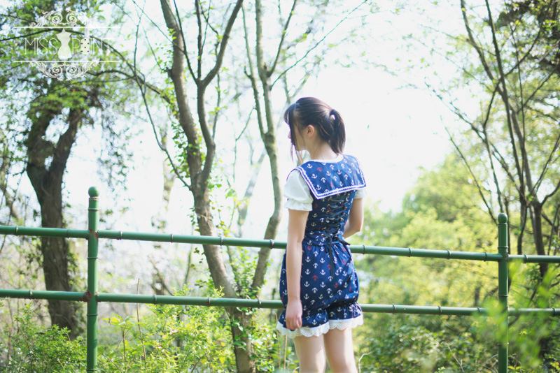 Sailor Style Miss Point Lolita Vest + Bloomers Set