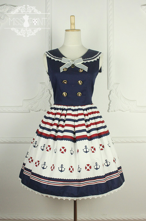 Sailor Style Miss Point Lolita JSK OR OP