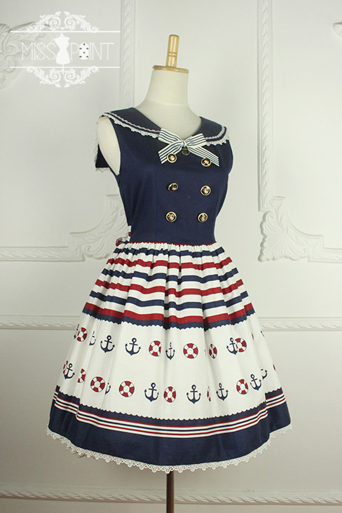 Sailor Style Miss Point Lolita JSK OR OP