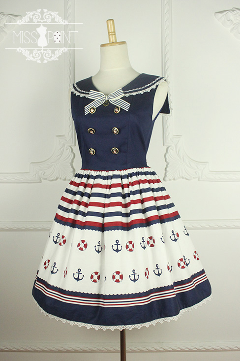 Sailor Style Miss Point Lolita JSK OR OP