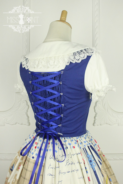 Sailor Style Miss Point Sweet Lolita Jumper Dress