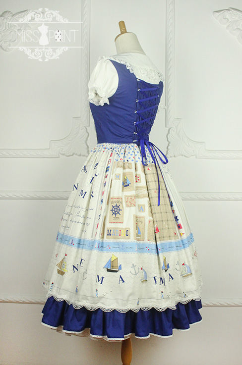 Sailor Style Miss Point Sweet Lolita Jumper Dress