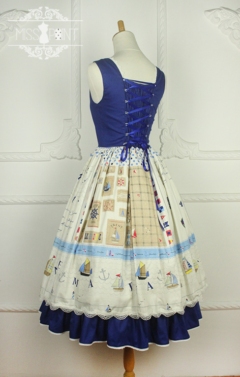 Sailor Style Miss Point Sweet Lolita Jumper Dress