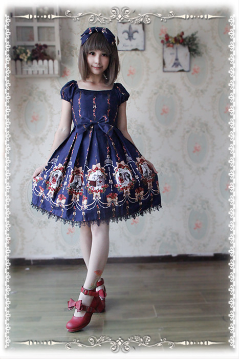 Pretear Short Sleeves Infanta Lolita Mini OP Dress