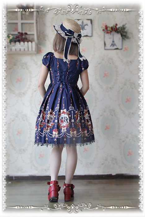 Pretear Short Sleeves Infanta Lolita Mini OP Dress