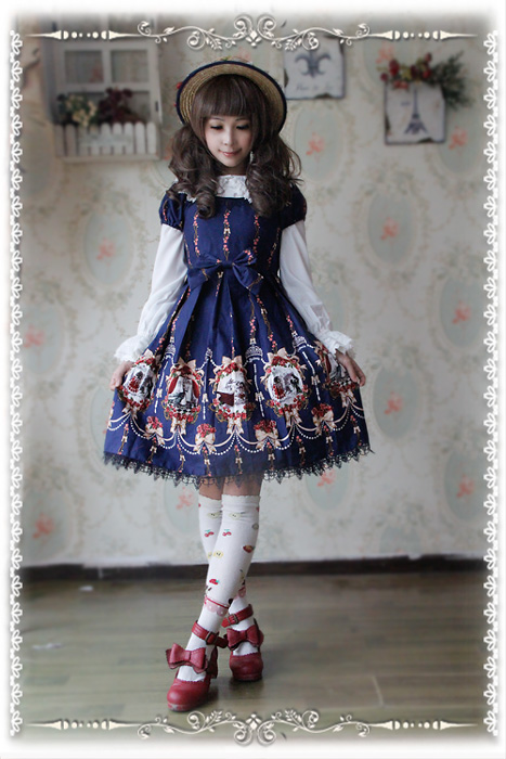 Pretear Short Sleeves Infanta Lolita Mini OP Dress