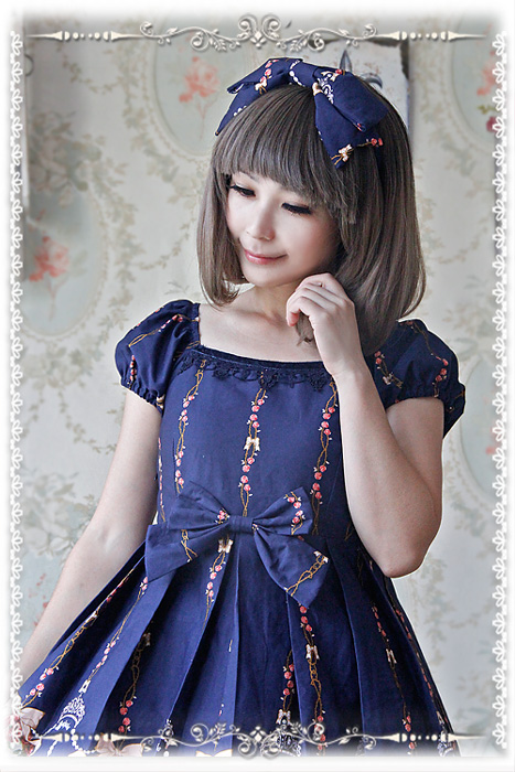 Pretear Short Sleeves Infanta Lolita Mini OP Dress