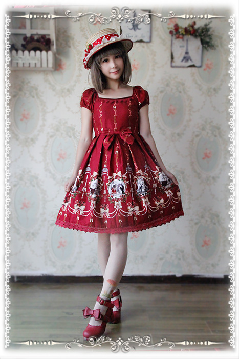 Pretear Short Sleeves Infanta Lolita Mini OP Dress