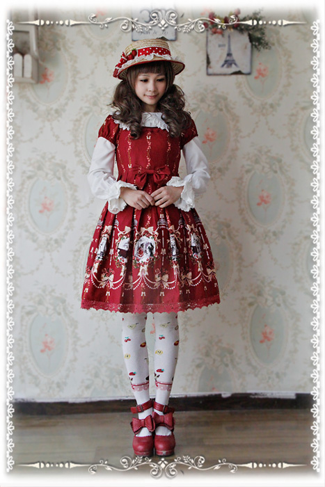 Pretear Short Sleeves Infanta Lolita Mini OP Dress