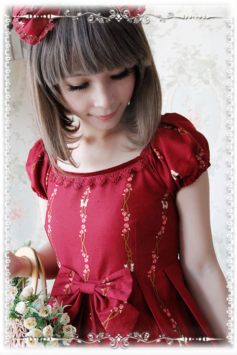 Pretear Short Sleeves Infanta Lolita Mini OP Dress