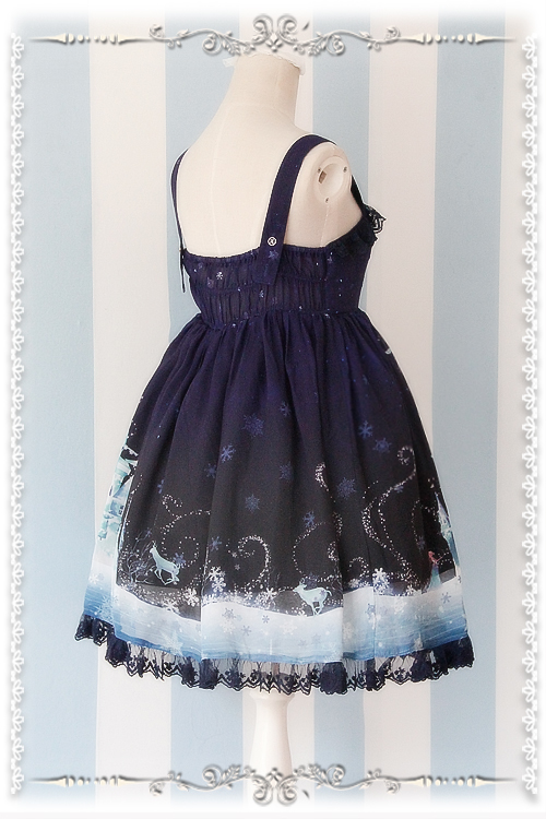 Frozen World Chiffon Infanta Lolita Jumper Dress