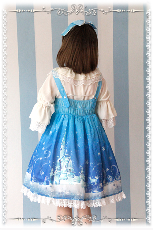 Frozen World Chiffon Infanta Lolita Jumper Dress