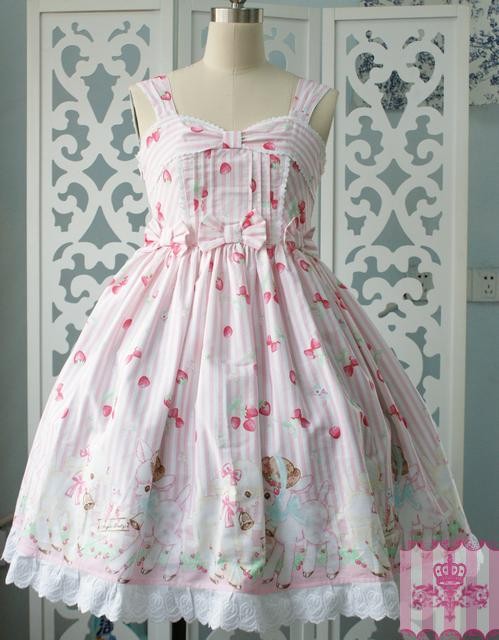 Dream of Lolita Sheep Garden Prints JSK Dress