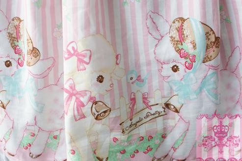 Dream of Lolita Sheep Garden Prints JSK Dress