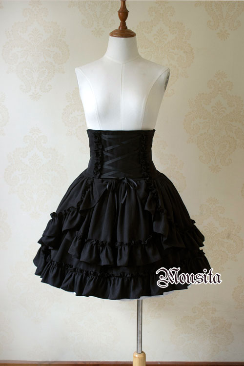 Sweet Cotton Gothic Multi Mousita Lolita Skirt