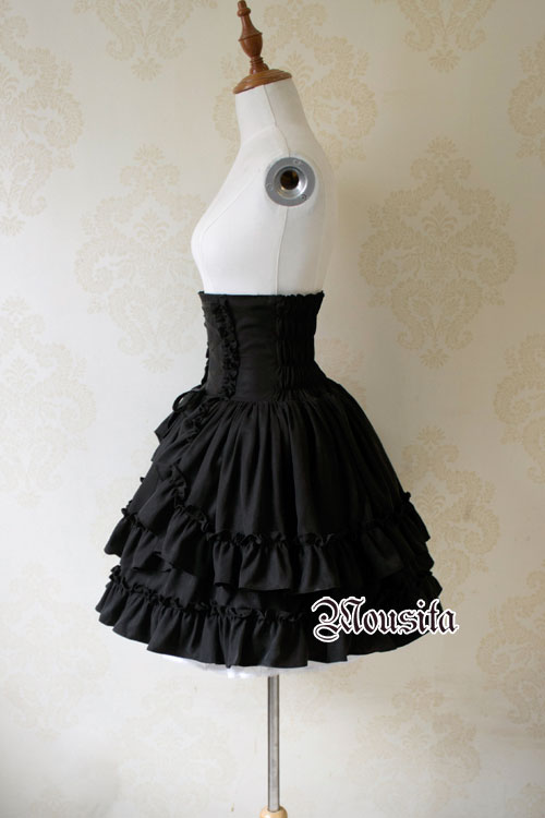 Sweet Cotton Gothic Multi Mousita Lolita Skirt