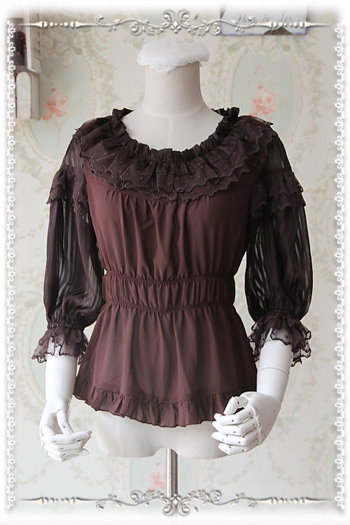 Sweet Chiffon 5 Colors Infanta Lolita Blouse