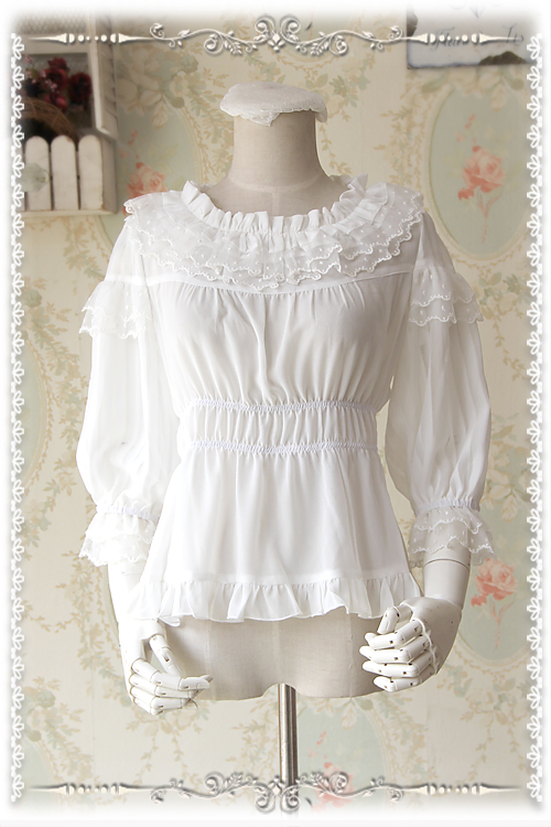 Sweet Chiffon 5 Colors Infanta Lolita Blouse