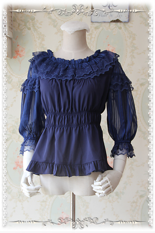 Sweet Chiffon 5 Colors Infanta Lolita Blouse